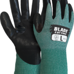 Blade Cut 5 Flat Nitrile Glove