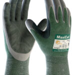MaxiCut 3 Leather Palm Open Back Glove