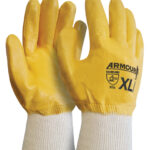 Orange Nitrile Fully Coated Single Dipped Glove