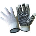 Polycotton Black PVC Dot Gloves