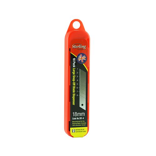 Sterling 18mm Snap Off Cutter Blades 201-4