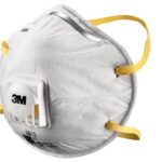 3M P1 Classic Cupped Particulate Disposable Respirator Mask Valve 8812