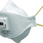 3M P1 Flat Fold Particulate Disposable Respirator Mask Valve 9312A+