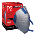 Armour P2 Cupped Particulate Disposable Respirator Mask Valve Carbon