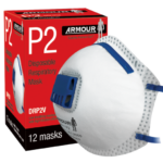 Armour P2 Cupped Particulate Disposable Respirator Mask Valve