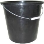 Plastic Bucket with metal handle range