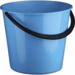 Plastic Bucket with plastic handle 9.6Lt