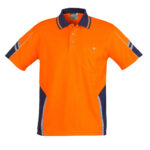 Mens Hi Vis Squad Short Sleeve Polo