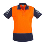 Womens Hi Vis Zone Short Sleeve Polo