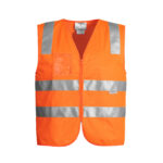 Unisex Hi Vis Zip Vest
