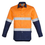 Mens Industrial Hoop Taped Long Sleeve Shirt