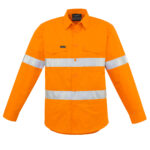 Mens Hi Vis Hoop Taped Long Sleeve Shirt