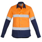 Womens Industrial Hoop Taped Long Sleeve Shirt