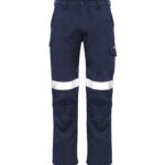 Mens Orange Flame Taped Cargo Pant (Regular)