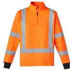 Unisex Hi Viz X Back Rail Jumper
