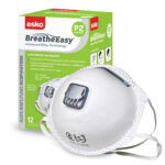 Esko BreatheEasy P2 Cupped Particulate Valved Disposable Mask 12 pack