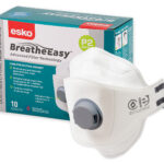 Esko BreatheEasy P2 Flat Fold Particulate Valve Disposable Mask 10 pack