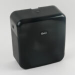 Coastal Black Single Jumbo Roll Toilet Tissue Dispenser