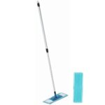 Glide Microfibre Twin Pack Mop & Telescopic Steel Handle