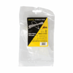 Stanway Cable Tie Natural Non UV 100mm x 2.5mm 100 pack